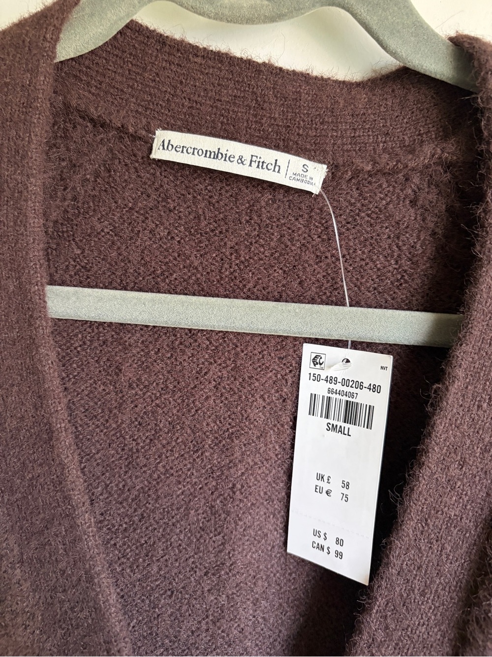 Abercrombie & Fitch Dad V Neck Cardigan - Picture 2 of 6